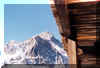 Il Grand Tournalin visto dalla balconata del Rifugio